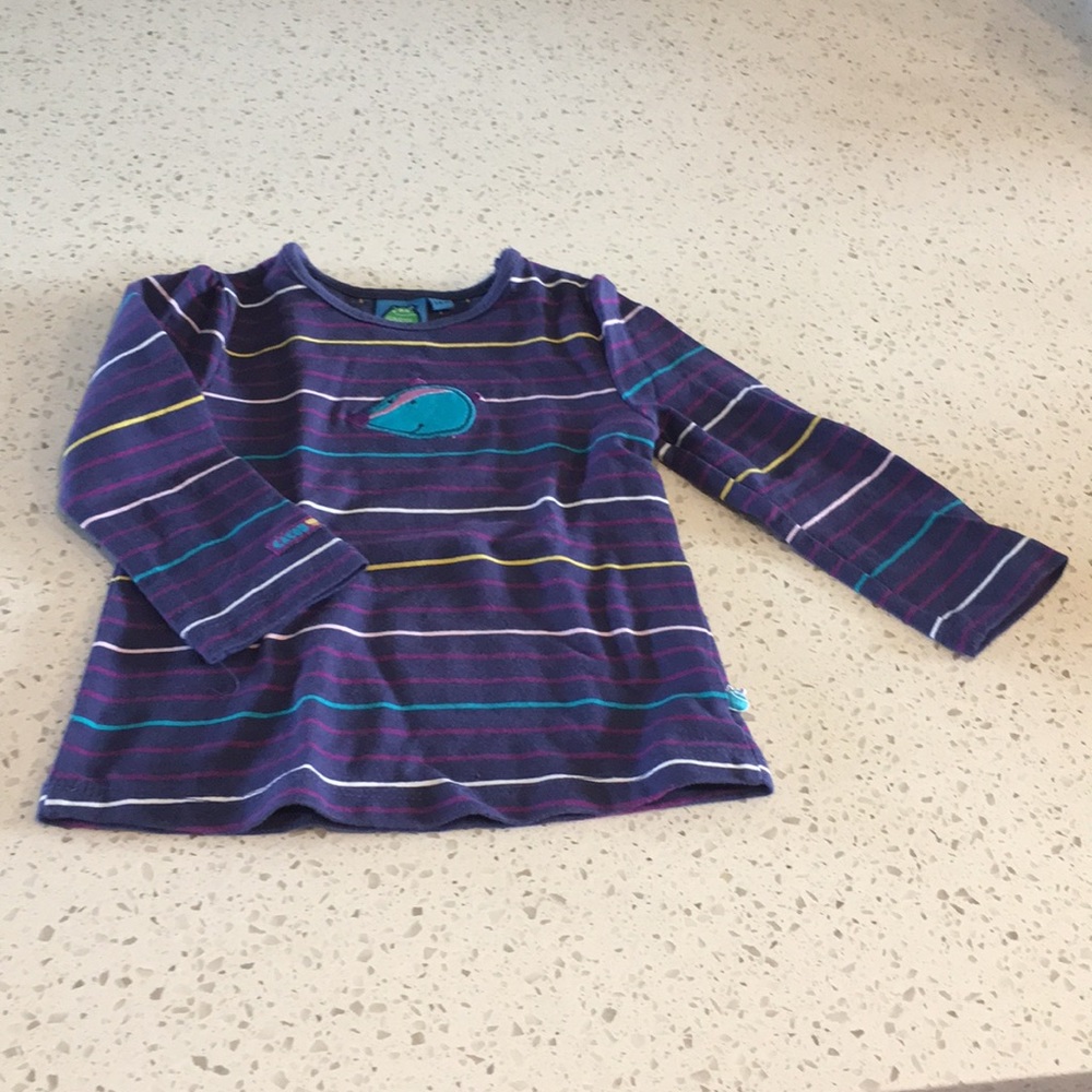 3/$15 Gagou Tagou Long-Sleeved Striped Tee